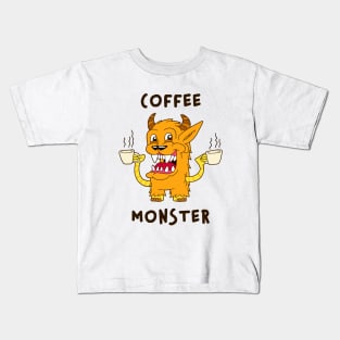 Coffee Monster Kids T-Shirt